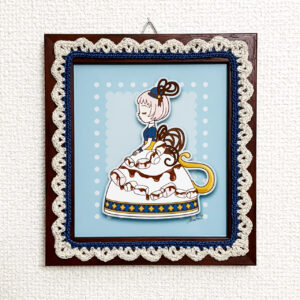 デジタルイラスト のおすすめ作品・人気作家 イラスト かぎ針編み かわいい チョコレート ドレス ホットチョコ マシュマロ 女の子 Choco-Marshmallow インテリア絵画 アート