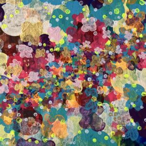 アクリル画 のおすすめ作品・人気作家 花 インテリア カラフル 夢 希望 【 flowering 】 インテリア絵画 アート