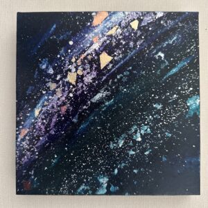 日本画 のおすすめ作品・人気作家 シルバー 日本画 星空 青 星空　S0 インテリア絵画 アート