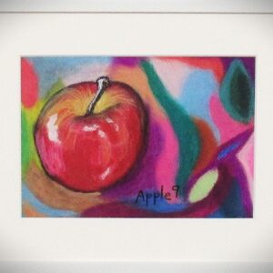 パステル画 のおすすめ作品・人気作家 パステル　りんご Apple9 インテリア絵画 アート