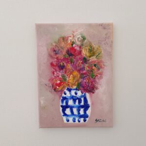 油絵 のおすすめ作品・人気作家 油絵 花 花瓶 芽吹く季節 インテリア絵画 アート