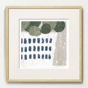 版画 のおすすめ作品・人気作家 抽象 抽象画 白 緑 fineart modernart Nature インテリアアート ファインアート モダンアート 額付き 額装品 by-product（A-101・45角） インテリア絵画 アート