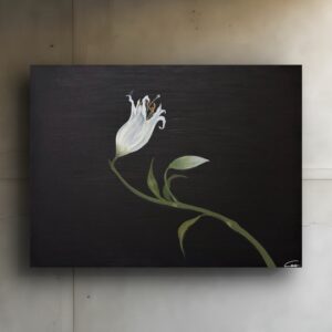 アクリル画 のおすすめ作品・人気作家 アクリル画 百合 花の絵 百合 インテリア絵画 アート