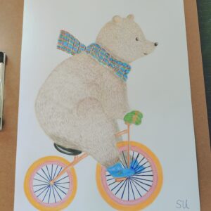 Uncategorized  Winter　Bear インテリア絵画 アート