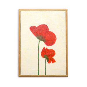 アクリル画 のおすすめ作品・人気作家 抽象画 花 アクリル画 インテリア カラフル Red Fragments01 No.282 インテリア絵画 アート
