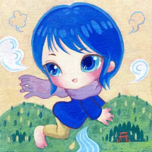 絵画 のおすすめ作品・人気作家 絵画　イラスト　かわいい　女の子　神様 わたしたちの神話-瓜 インテリア絵画 アート
