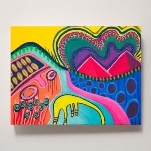 アクリル画 のおすすめ作品・人気作家 アクリル 抽象画 水彩画 モダンアート 現代アート 異邦風景　ーAlien Sceneryー インテリア絵画 アート