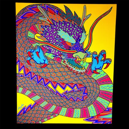 イラスト のおすすめ作品・人気作家 龍カラフル 多彩龍 インテリア絵画 アート