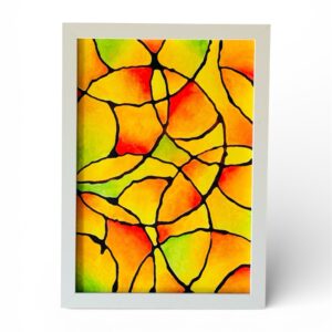 アクリル画 のおすすめ作品・人気作家 抽象画　オレンジ　イエロー　インテリアアート 安らぎ インテリア絵画 アート