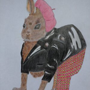 Uncategorized  punks　rabbit インテリア絵画 アート