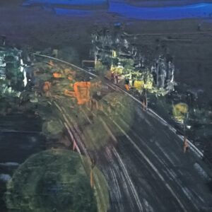 アクリル画 のおすすめ作品・人気作家 抽象画夜景 夜を超えて インテリア絵画 アート