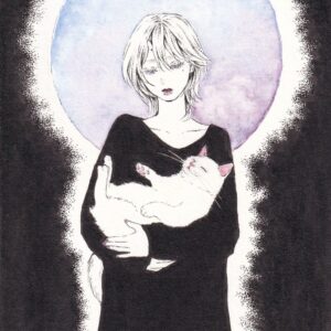 ペン画 ドローイングのおすすめ作品・人気作家 光 夜 猫 ねこ ネコ 少女 幻想 風 鬼 あなたとなら インテリア絵画 アート