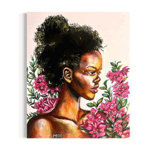 アクリル画 のおすすめ作品・人気作家 ブーゲンビリア 南国 少女 情熱 ブーゲンビリア インテリア絵画 アート