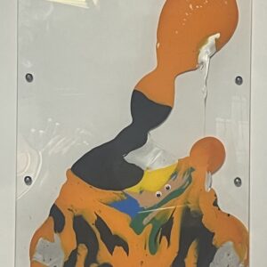 絵画 のおすすめ作品・人気作家 アクリル かわいい けったい クレーン デカルコマニー 乗り物 作業員 工事 建設 機械 現代アート ラフタークレーン インテリア絵画 アート