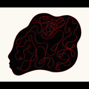 絵画 のおすすめ作品・人気作家 女性 Coloful graphical head オンナ ジークレー 女性 顔 What’s in your head #4 インテリア絵画 アート