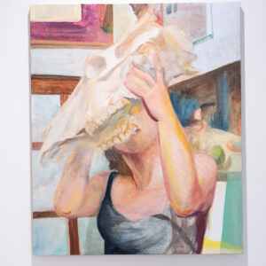 絵画 のおすすめ作品・人気作家 人 水色 牛骨 式日 インテリア絵画 アート