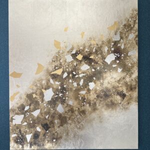 日本画 のおすすめ作品・人気作家 抽象画 日本画 星空 銀箔 The Galaxy #5 【F10】 インテリア絵画 アート