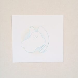 手描きイラスト のおすすめ作品・人気作家 天使 色鉛筆画 てんし No.9 インテリア絵画 アート