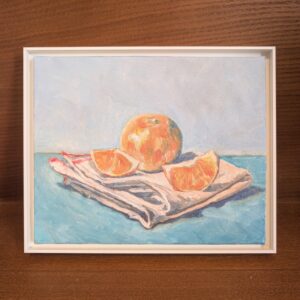 油絵 のおすすめ作品・人気作家 静物画　油絵　みかん　フルーツ 『オレンジのようなみかん』 インテリア絵画 アート