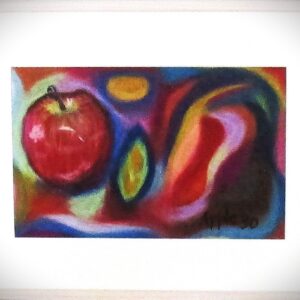 パステル画 のおすすめ作品・人気作家 りんご　パステル Apple30 インテリア絵画 アート