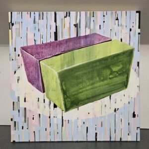 絵画 のおすすめ作品・人気作家 食べ物アクリル画 羊羮(ようかん)S8号サイズ インテリア絵画 アート