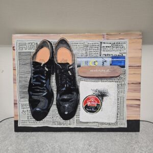 絵画 のおすすめ作品・人気作家 静物画 靴磨きの静物 P10号サイズ インテリア絵画 アート