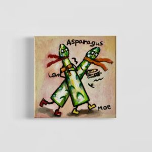 イラスト のおすすめ作品・人気作家 春 楽器 野菜 Asparagus インテリア絵画 アート