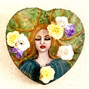 油絵 のおすすめ作品・人気作家 油絵 fourroses 女性画 油画 薔薇 Ex four roses girl インテリア絵画 アート