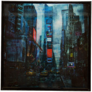 絵画 のおすすめ作品・人気作家 mixedmedia NewYork NY タイムズスクエア ニューヨーク New York, Times square インテリア絵画 アート