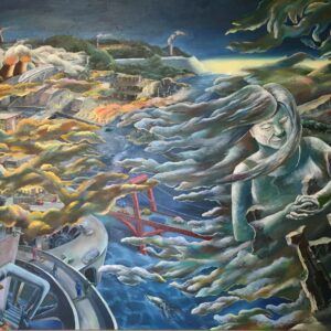 Uncategorized 風人海 絮（わた）のとぶ頃の風 インテリア絵画 アート