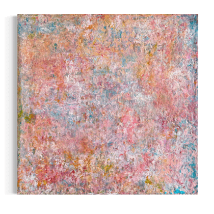 アクリル画 のおすすめ作品・人気作家 抽象画モダンアートインテリア春色スタイリッシュカラフル抽象画テクスチャーアート水色ピンク風 Spring Smiles – 微笑みの季節 インテリア絵画 アート