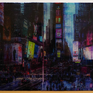 絵画 のおすすめ作品・人気作家 mixedmedia NewYork NY タイムズスクエア ニューヨーク New York, Times square インテリア絵画 アート