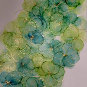 絵画 のおすすめ作品・人気作家 しあわせ アルコールインクアート 原画 開運画 万葉の結び(よろずはのむすび) インテリア絵画 アート