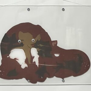 絵画 のおすすめ作品・人気作家 アクリル 動物 かわいい けったい セイウチ デカルコマニー ムニュティング画 現代アート セイウチ インテリア絵画 アート