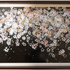 油絵 のおすすめ作品・人気作家 花 さくら フラワー 夜桜 日本 春 桜 額入り Sakura (額入り特別作品) インテリア絵画 アート