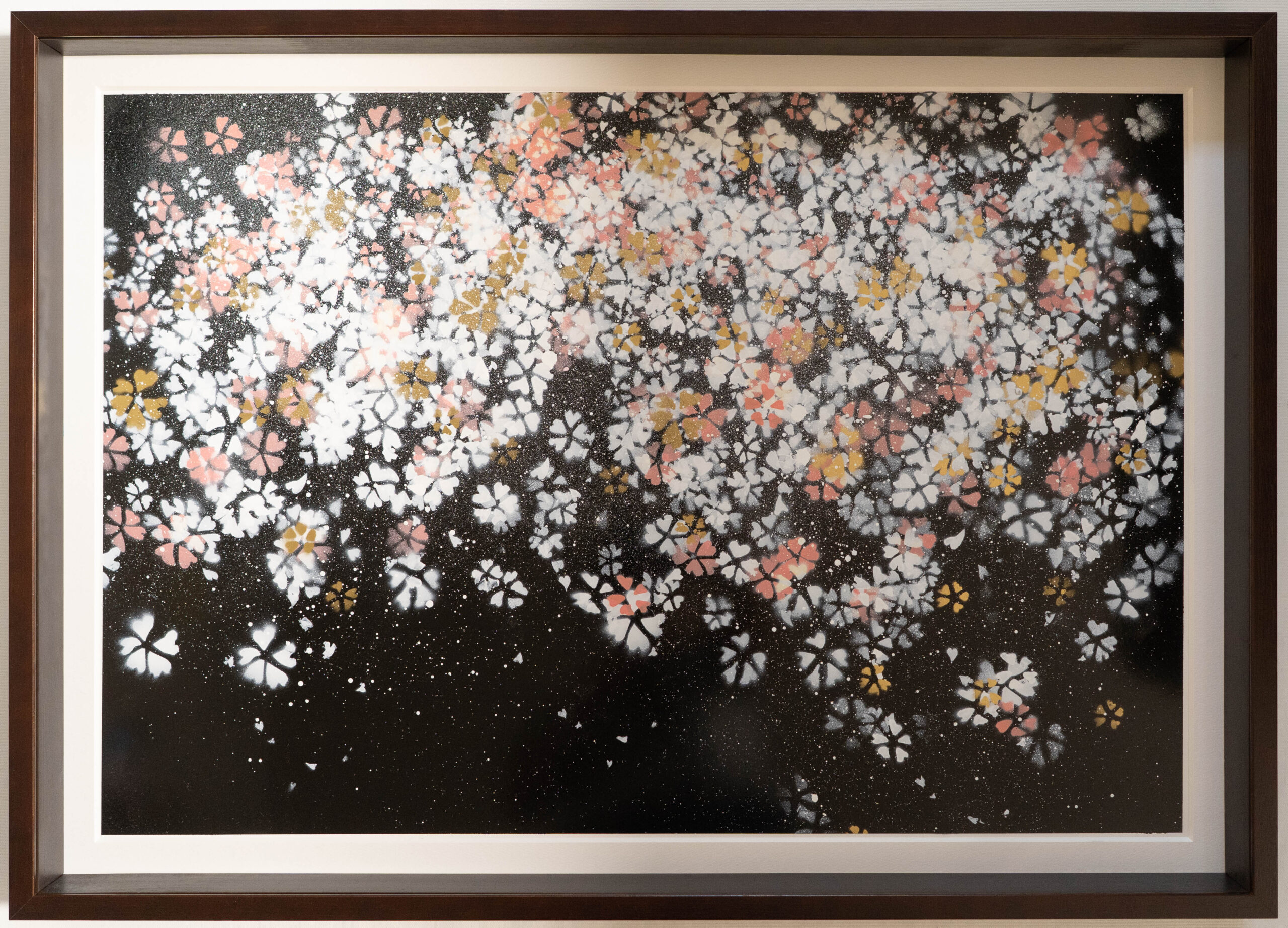 油絵 のおすすめ作品・人気作家 花 さくら フラワー 夜桜 日本 春 桜 額入り Sakura (額入り特別作品) インテリア絵画 アート