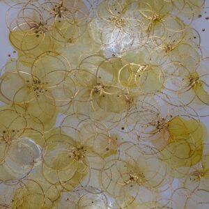 絵画 のおすすめ作品・人気作家 花 しあわせ アルコールインクアート 原画 開運画 月読の花(つくよみのはな) インテリア絵画 アート