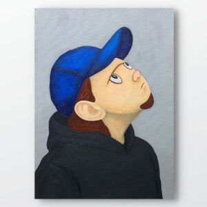 絵画 のおすすめ作品・人気作家 アクリル 人物 インテリア ファインアート ポップアート 現代アート 青 Untitled インテリア絵画 アート