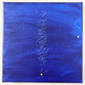 アクリル画 のおすすめ作品・人気作家 抽象画 アクリル画 ブルー 今日の絵 心象 心象風景 日々の心象シリーズ 風景画 chasing インテリア絵画 アート