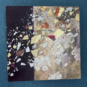 日本画 のおすすめ作品・人気作家 花 ゴールド 日本画 春 紫 春の風 インテリア絵画 アート