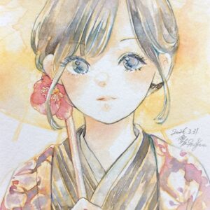 イラスト のおすすめ作品・人気作家 和装 陽だまりのいろ インテリア絵画 アート
