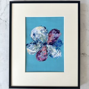 アクリル画 のおすすめ作品・人気作家 抽象画 自然 花 おしゃれ インテリア モダン リビング 青 Glow Within – 7 インテリア絵画 アート