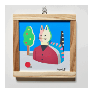 アクリル画 のおすすめ作品・人気作家 イラスト 猫 午後のカモフラージュa インテリア絵画 アート