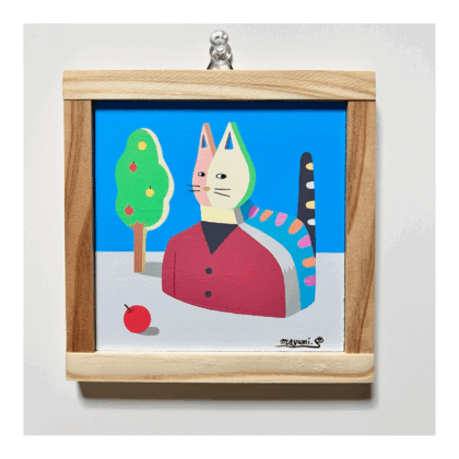 アクリル画 のおすすめ作品・人気作家 イラスト 猫 午後のカモフラージュa インテリア絵画 アート