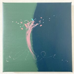 アクリル画 のおすすめ作品・人気作家 抽象画 アクリル画 グリーン 今日の絵 心象 心象風景 日々の心象シリーズ 風景画 has come インテリア絵画 アート