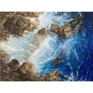 水彩画 のおすすめ作品・人気作家 水彩画 海 波 風景 浦波 インテリア絵画 アート