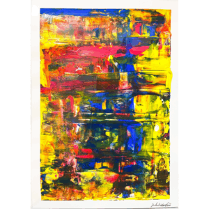 アクリル画 のおすすめ作品・人気作家 アクリル絵の具 抽象 抽象画 Yuka Mitsufuji yukaarts yuka art works アート 販売 アート 買う インテリア ミツフジユカ ミニサイズ モダン 光藤有佳 現代アート 未分化#01 インテリア絵画 アート