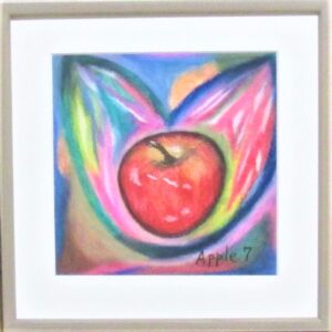 パステル画 のおすすめ作品・人気作家 パステル　りんご　カラフル Apple7 インテリア絵画 アート