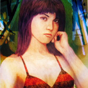 版画 のおすすめ作品・人気作家 人物 女性 思惑1/5(植235) インテリア絵画 アート