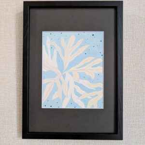 アクリル画 のおすすめ作品・人気作家 植物　デザイン画　 『Plants in blue』 インテリア絵画 アート